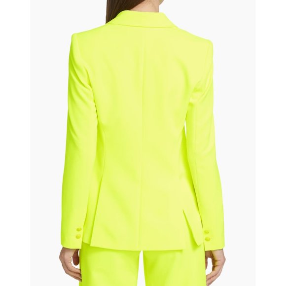 NWOT L'AGENCE Chamberlain Blazer in Chartreuse size 4 - Picture 3 of 10
